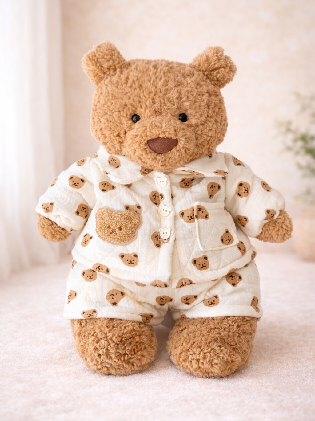 Bartholomew bear cute clothes outfits -  Little Bear Quilted Pajama