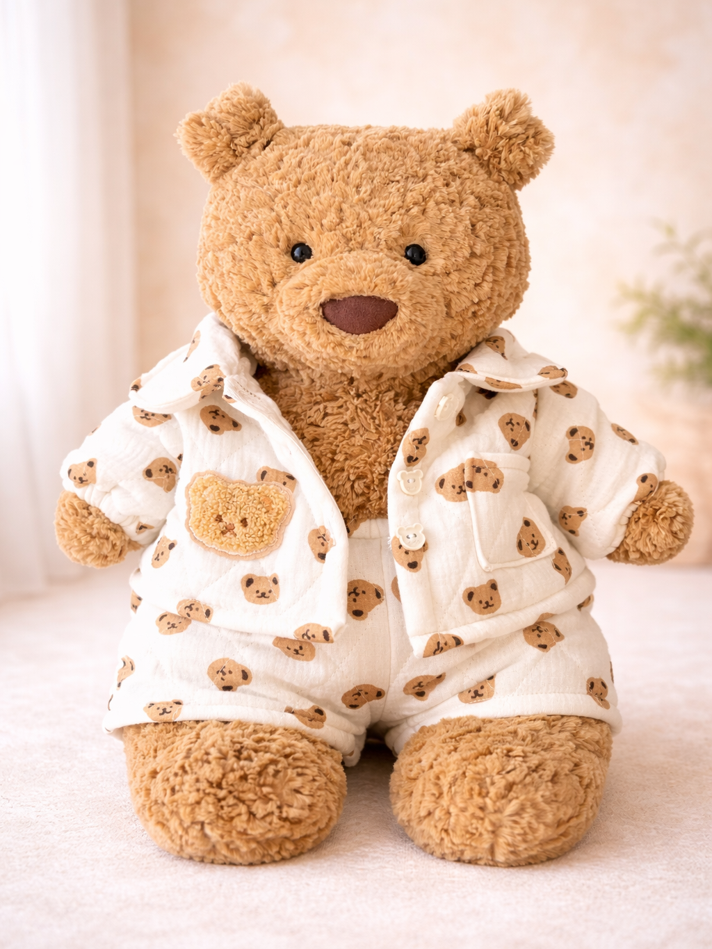 Bartholomew bear cute clothes outfits -  Little Bear Quilted Pajama
