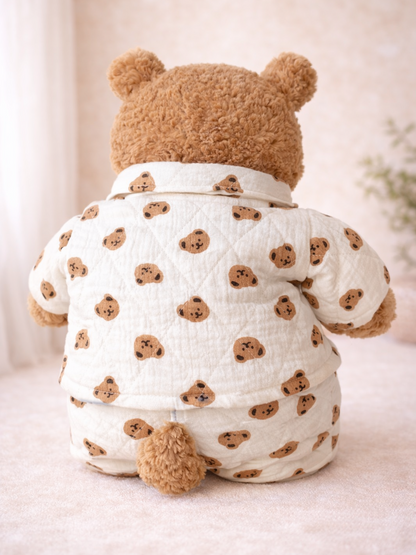 Bartholomew bear cute clothes outfits -  Little Bear Quilted Pajama