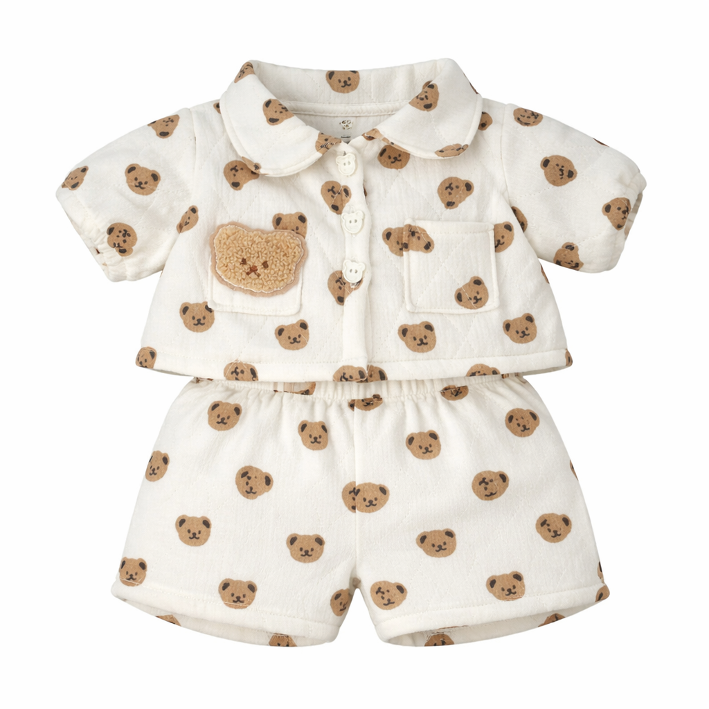 Bartholomew bear cute clothes outfits -  Little Bear Quilted Pajama