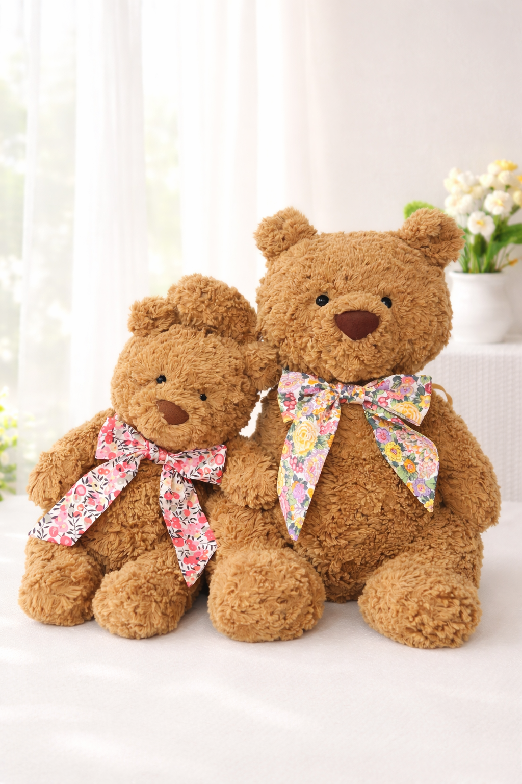 Medium Bartholomew bear cute clothes outfits - Liberty Inspired Bow