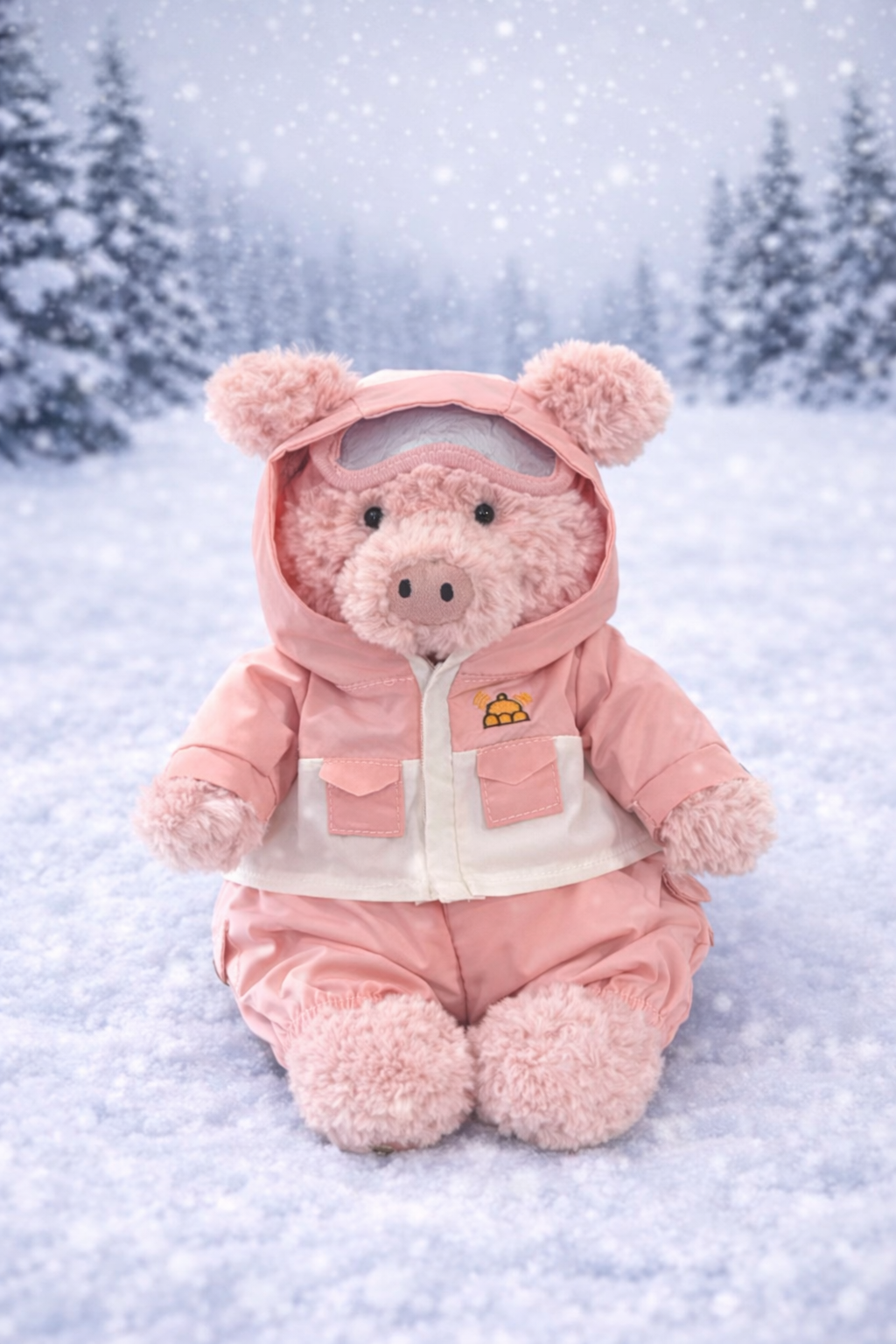 Snow Suit Costume for Bartholomew Bear Plush | 6–16 Inch