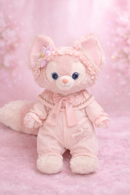 Mittelgroße Bartholomäus-Bären-Niedlichkeit, maßgeschneiderte Kleidung - rosa Pyjamas