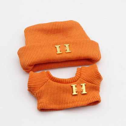 Labubu 4inch bag charm clothes outfits - H logo - 062344