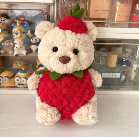 Bartholomew Bear Junior cute clothes outfits - strawberry