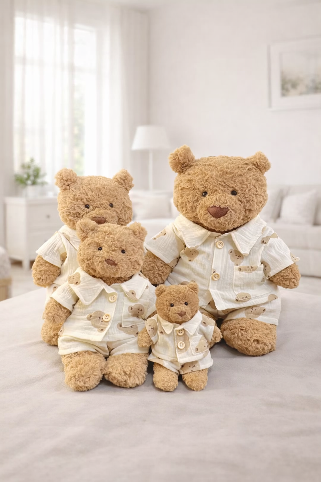 Little Bear Pajamas for Bartholomew Bear Plush – 10–22 Inch Outfit