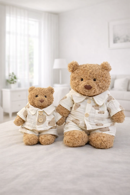 Little Bear Pajamas for Bartholomew Bear Plush – 10–22 Inch Outfit
