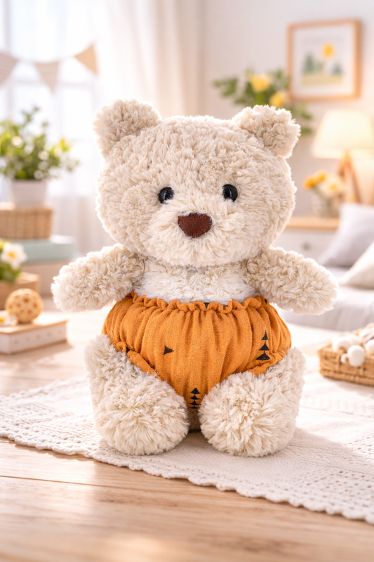 Halloween Pumpkin Pull-Ups Costume for Bartholomew Bear Plush – Plush Outfit