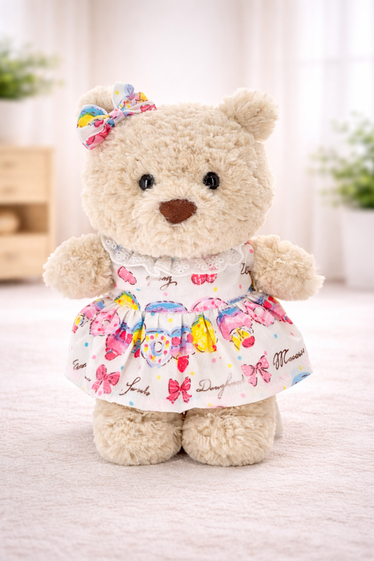 Colorful Donut Dress for Bartholomew Bear Plush – Plush Outfit