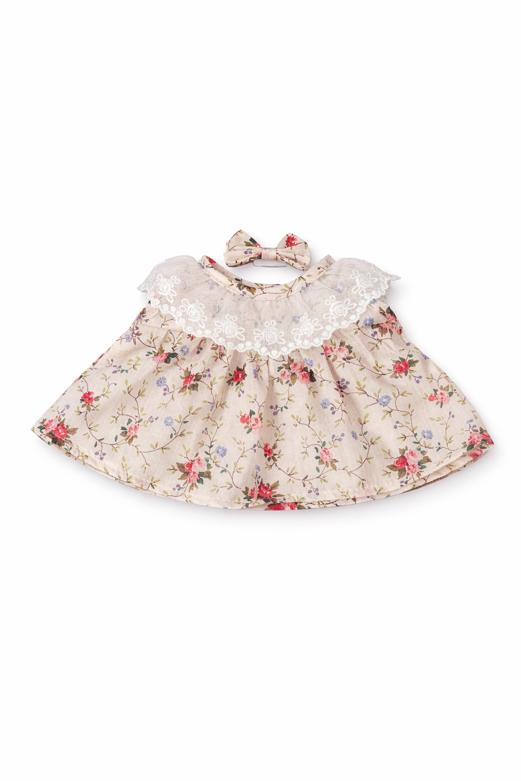 Red Rose Dress for Bartholomew Bear Plush – 6–16 Inch Outfit
