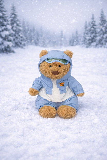 Snow Suit Costume for Bartholomew Bear Plush – 6–16 Inch Outfit