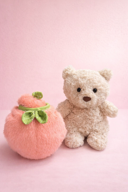 Peach Costume for Bartholomew Bear Plush – 7-Inch Outfit