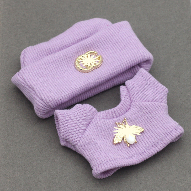 Labubu 4inch bag charm clothes outfits - GG logo - 062370