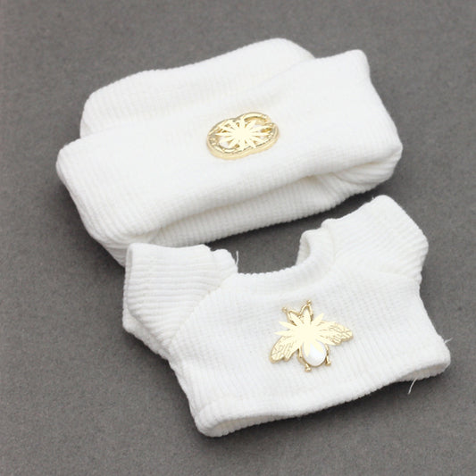 Labubu 4inch bag charm clothes outfits - GG logo - 062366