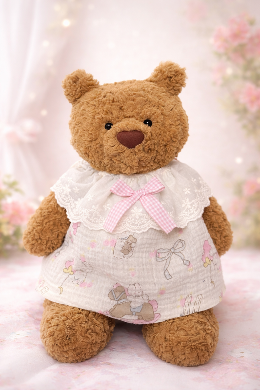 Carousel Dress for Bartholomew Bear Plush – 10–16 Inch Outfit