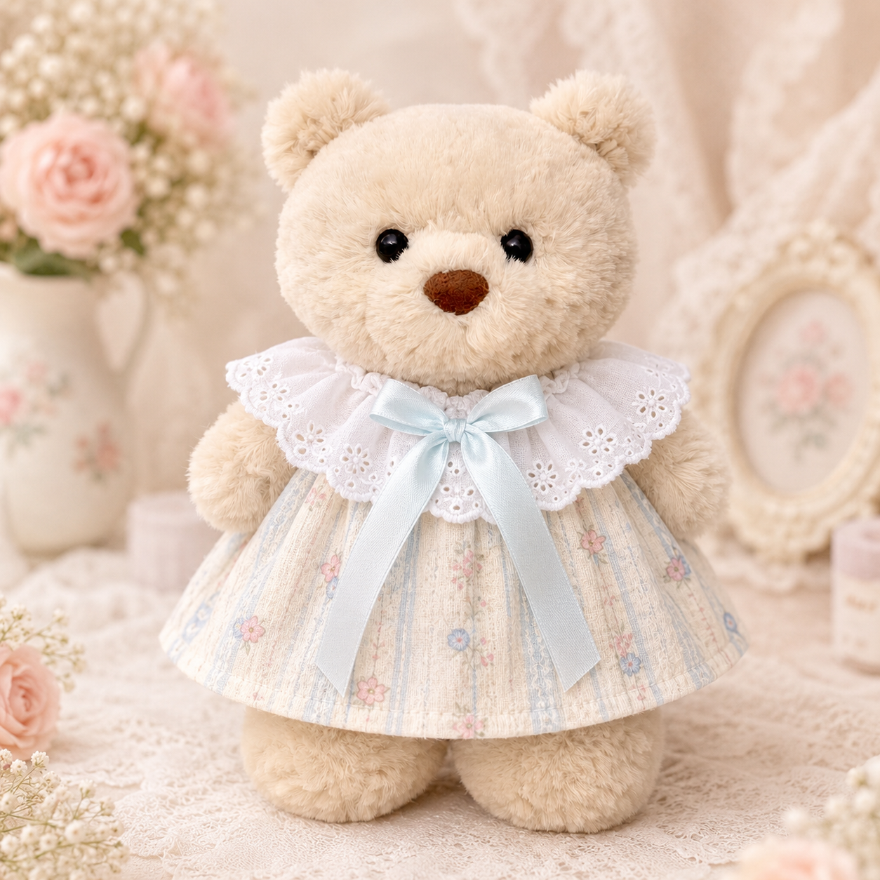 Bartholomew Bear Junior clothes outfits - Little Orchid Nightgown
