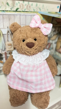 Bartholomew bear cute clothes outfits dress - HQQ03(tiny/junior/medium/large/huge)