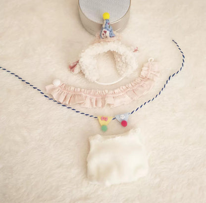 4inch bag charm cute custom clothes outfits - little lamb - LBB005