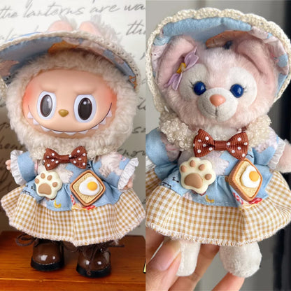 4inch Disney bag charm cute custom clothes outfits - multiple style dress - 0507