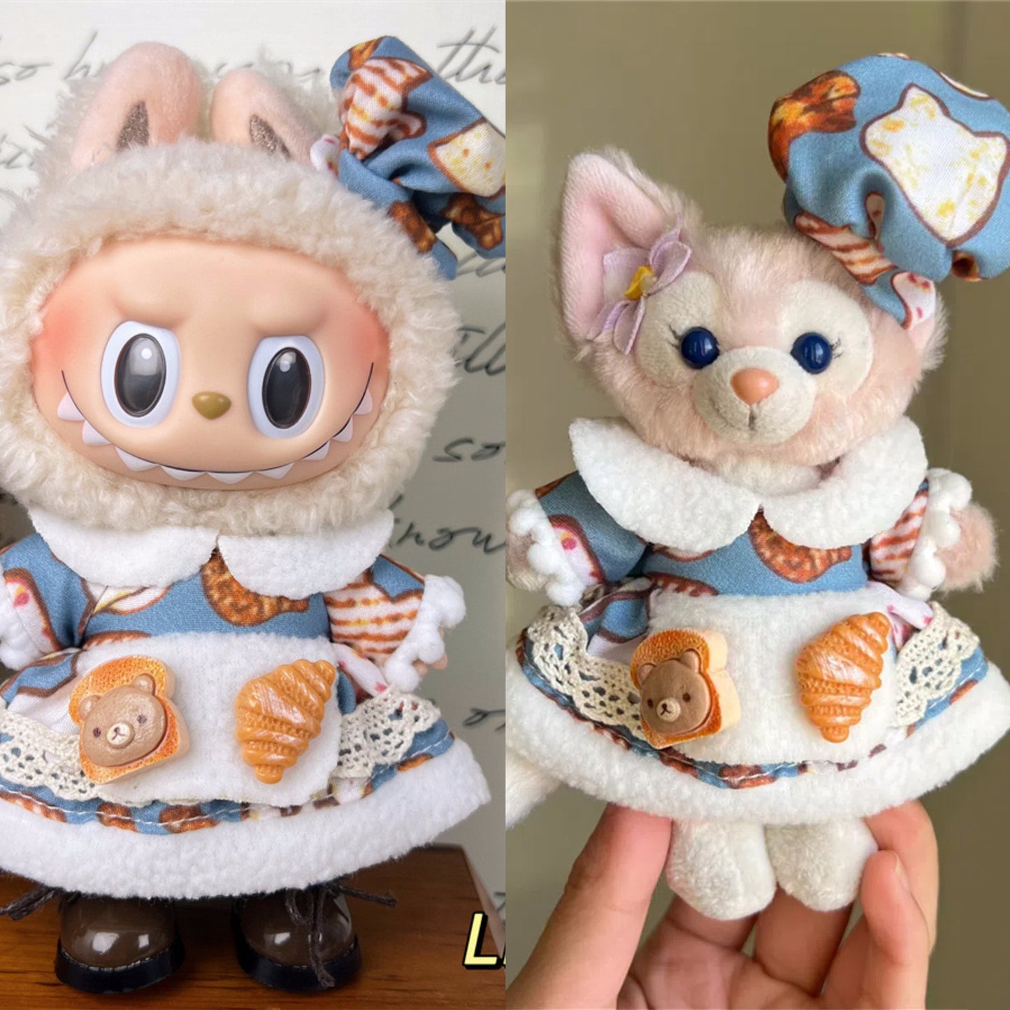 4inch Disney bag charm cute custom clothes outfits - multiple style dress - 0507