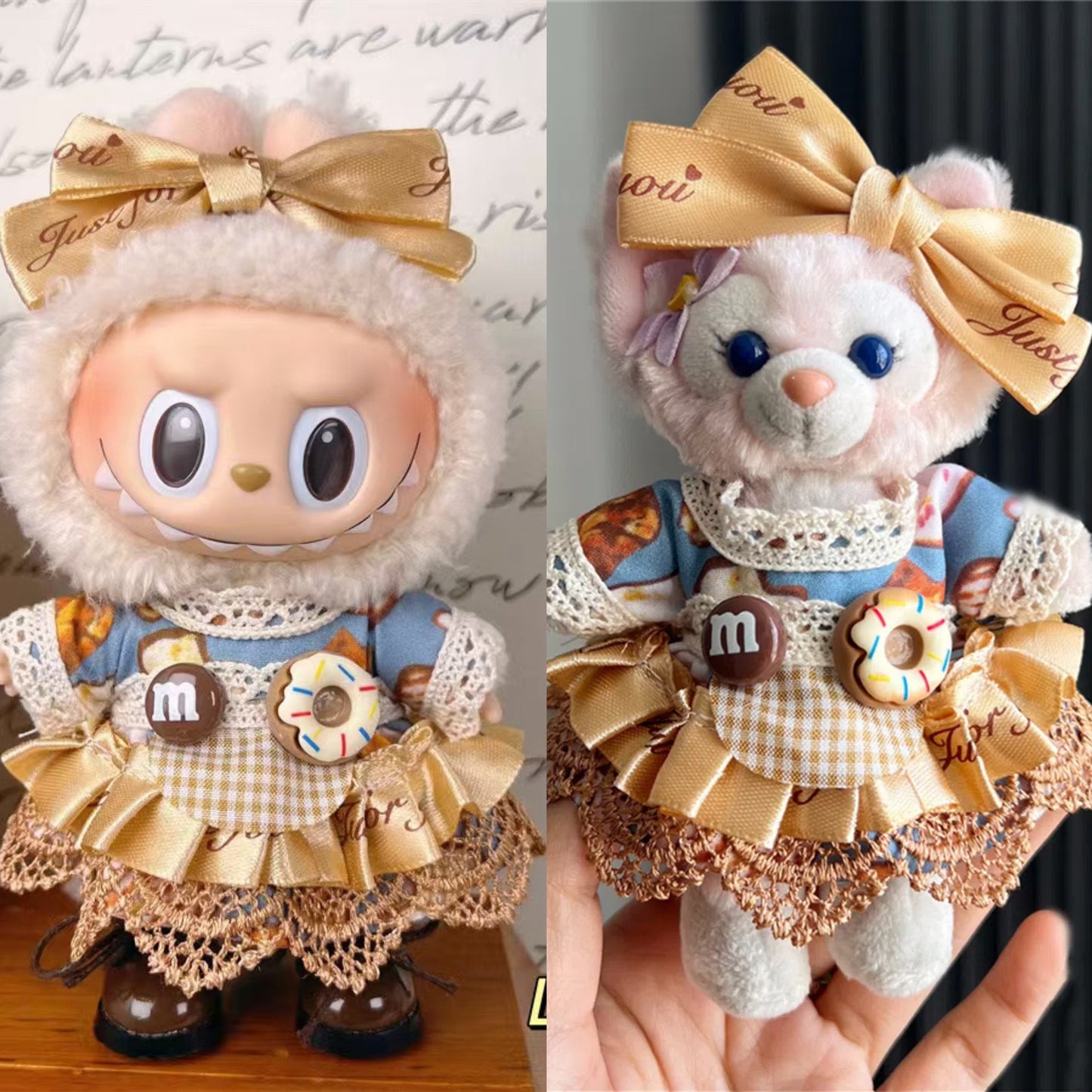 4inch Disney bag charm cute custom clothes outfits - multiple style dress - 0507