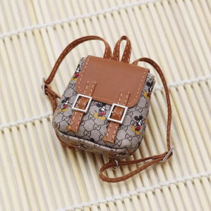 4inch bag charm cute custom bags - multiple color plaid backpacks - 0623B38-0623B44