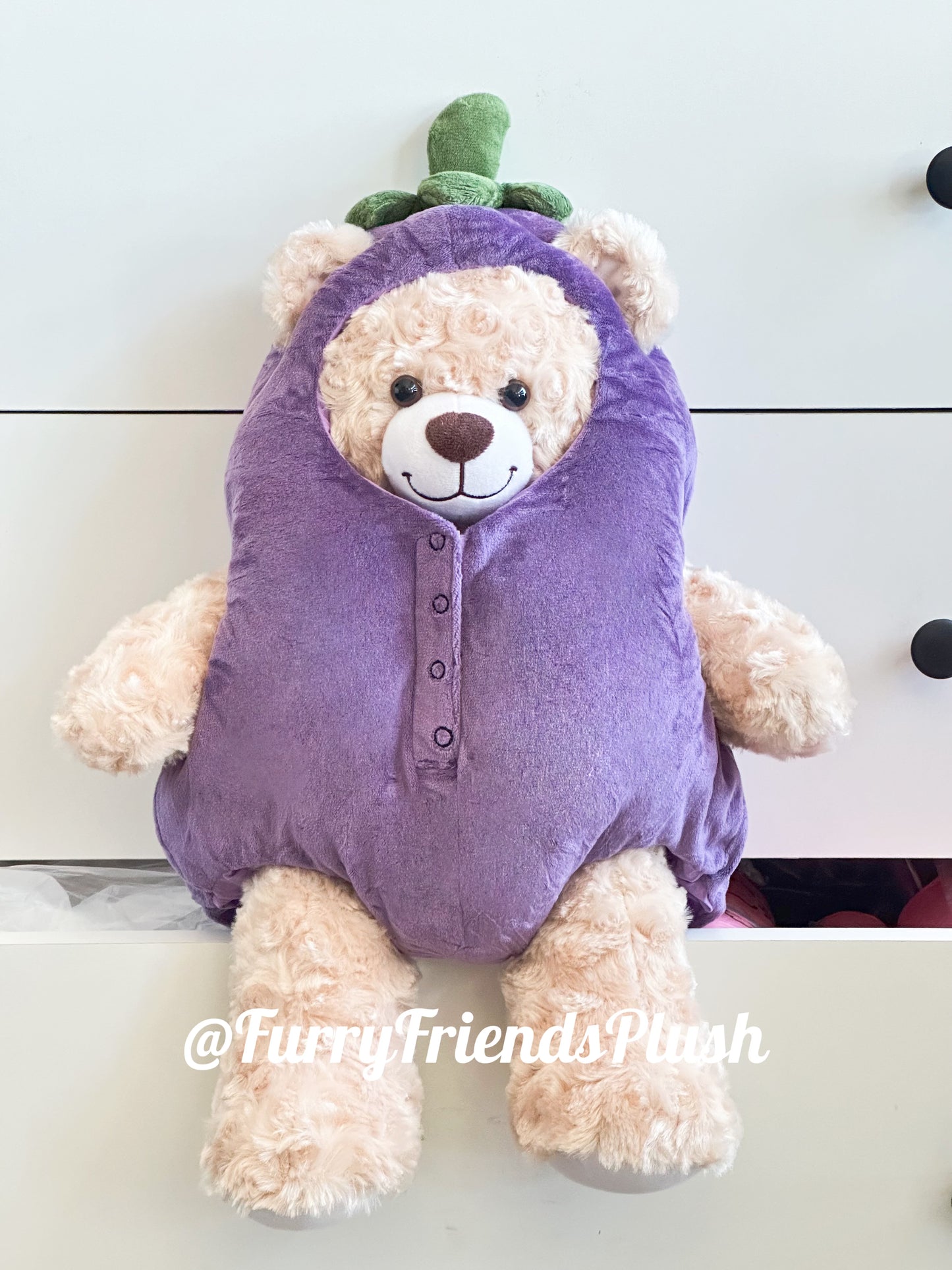 Build-A-Bear Standard plush clothing outfits - Eggplant