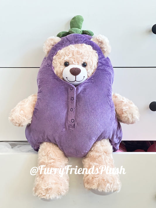 Build-A-Bear Standard plush clothing outfits - Eggplant