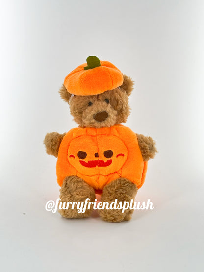 Bartholomew bear cute clothes outfits - pumpkin(bag charm/tiny/medium/large/huge)