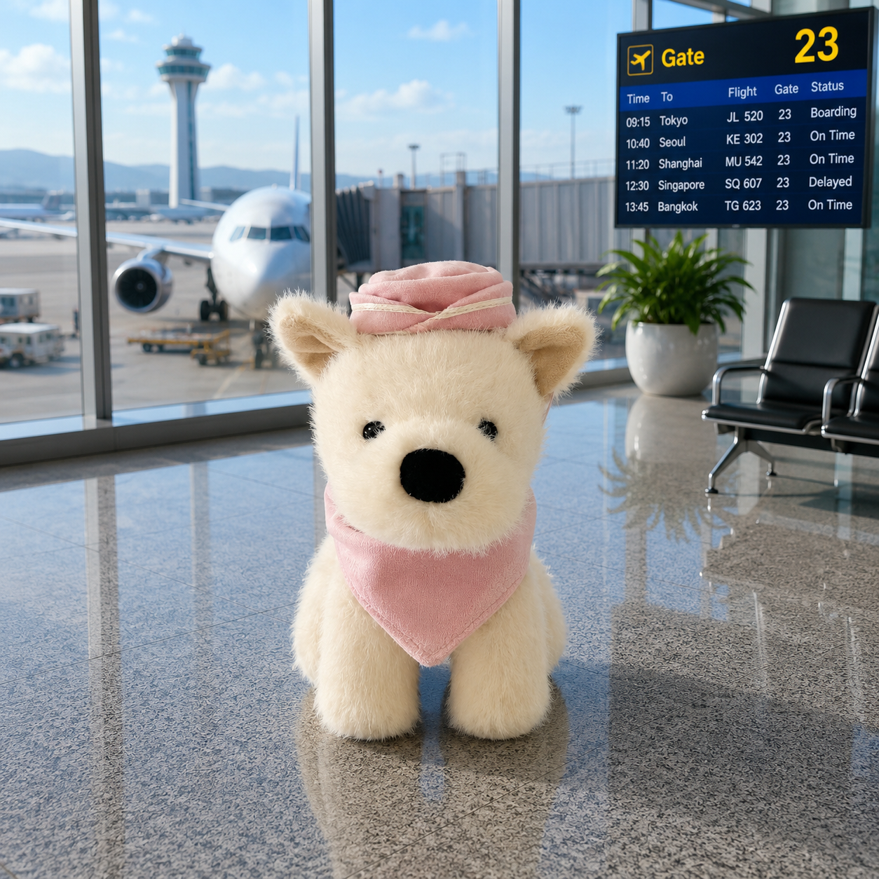 Bashful Bunny Junior clothes outfits - Flight Attendant Outfit