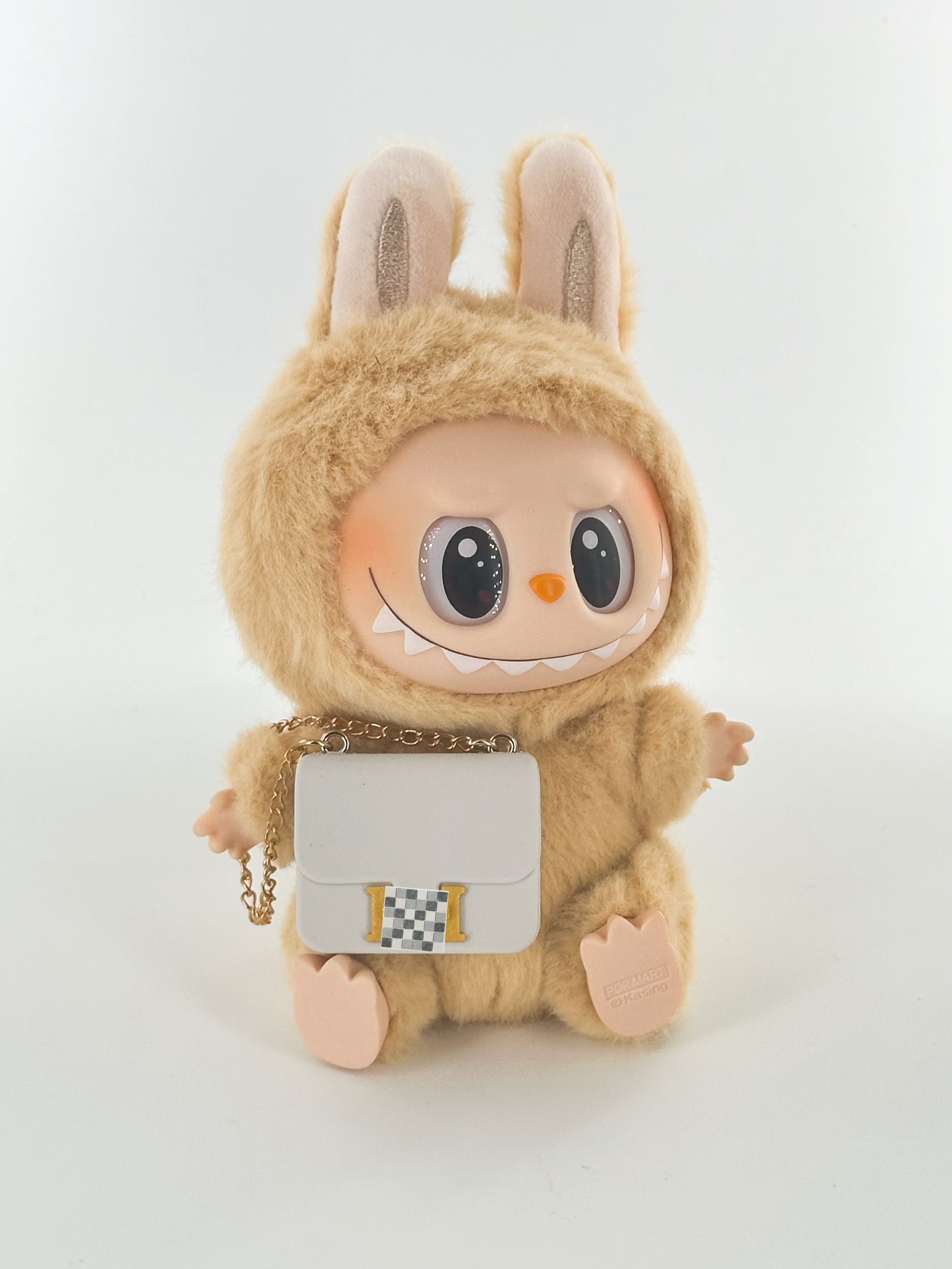 4inch bag charm cute custom bags -  white luxury H logo bag - 0531B05