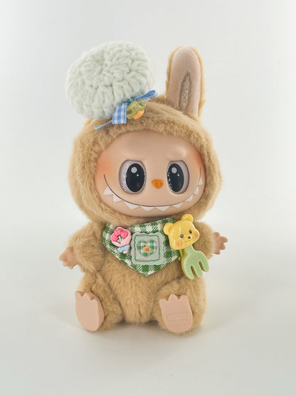 4inch bag charm cute custom clothes outfits - Chef Hat and Neck Scarf - 053153