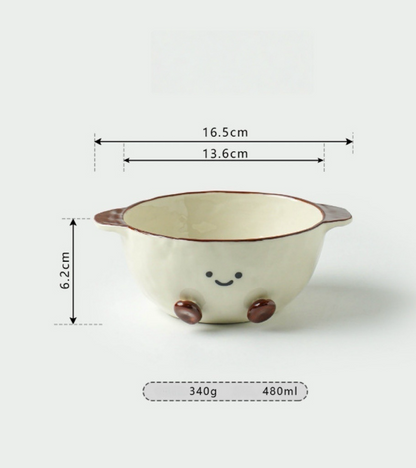 Adorable short leg bowl 5.5inch 480ml - Functional Design