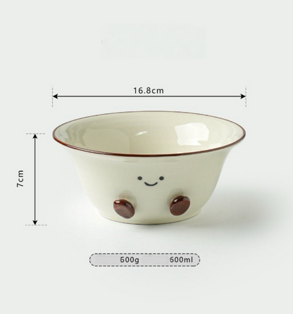 Adorable short bowl 6.75inch 600ml - Functional Design