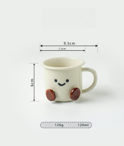 Adorable short plant mini tea cup 120ml - Functional Design