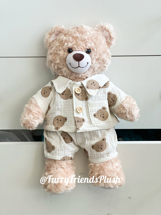 Build-A-Bear Standard plush clothing outfits - little bear sleepwear