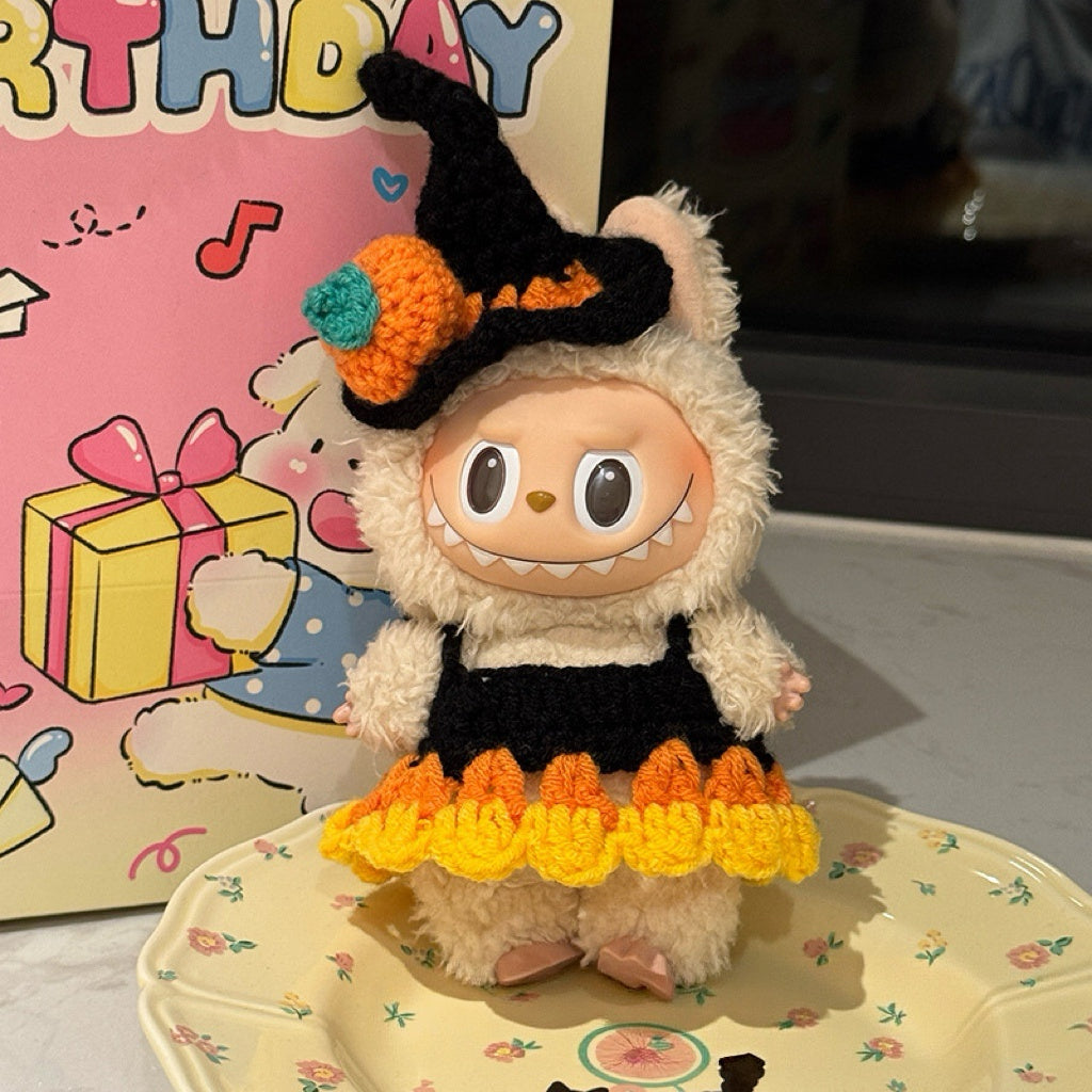 Labubu 4inch bag charm clothes outfits - MXM-WSJ01