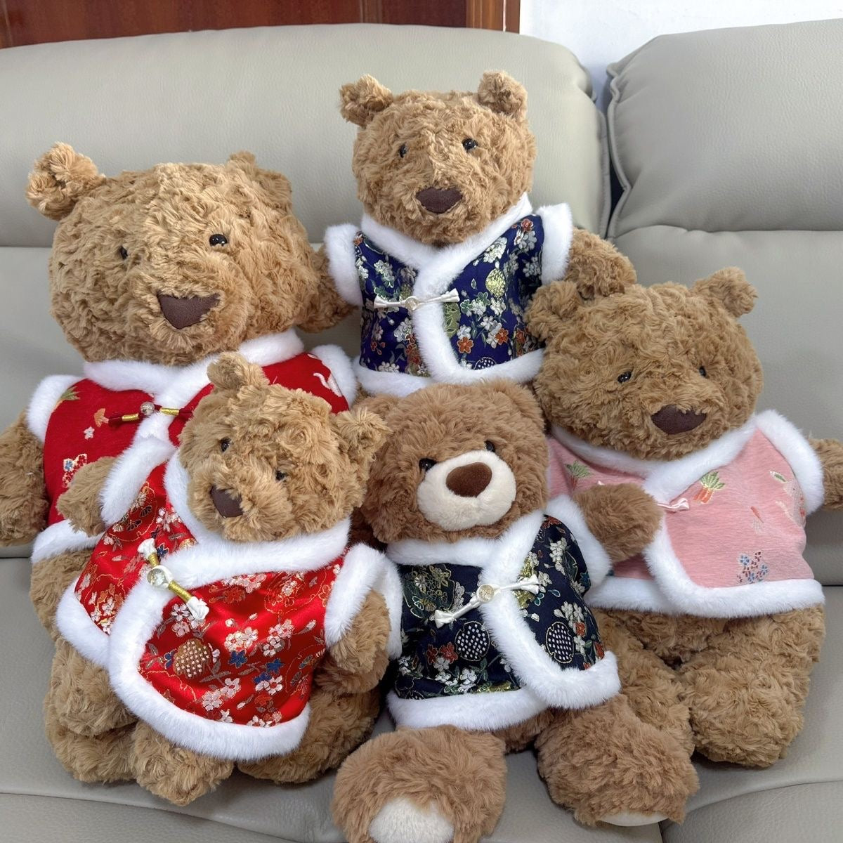 Bartholomew bear cute clothes outfits - Chinese Style Vest