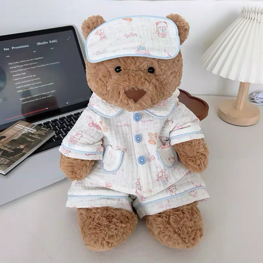 Bartholomew bear cute clothes outfits - Pink Bear Pajamas