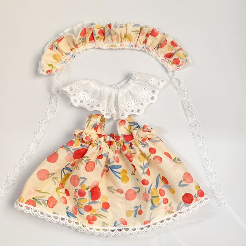 Medium Bartholomew bear clothes outfits - Spring Berry Dress