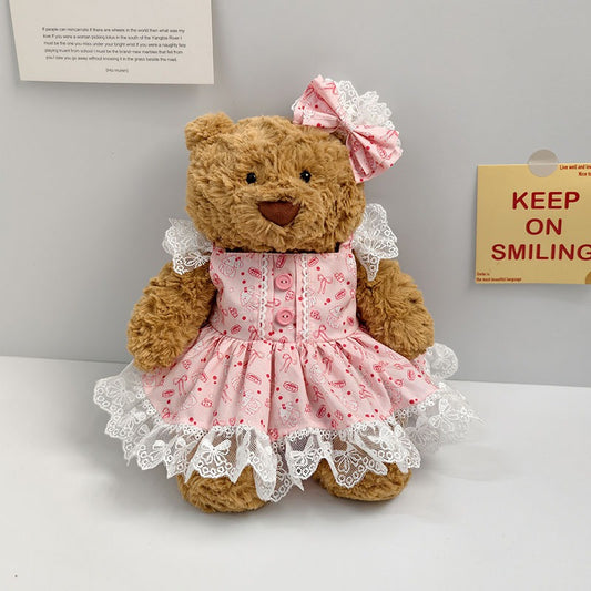 Medium Bartholomew bear clothes outfits - Berry Puppy Dress