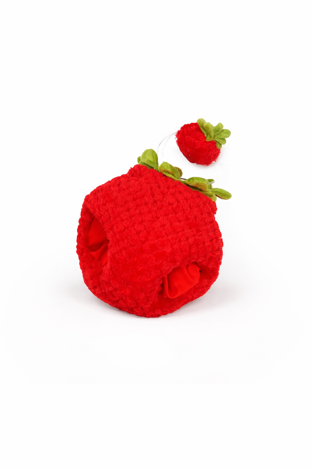 Light Leaves Strawberry Costume for Bartholomew Bear Plush – 10-Inch Outfit