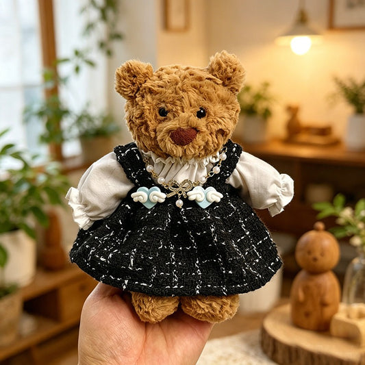 Tiny Bartholomew Bear clothes outfits - Twilight Pearl Necklace Dress