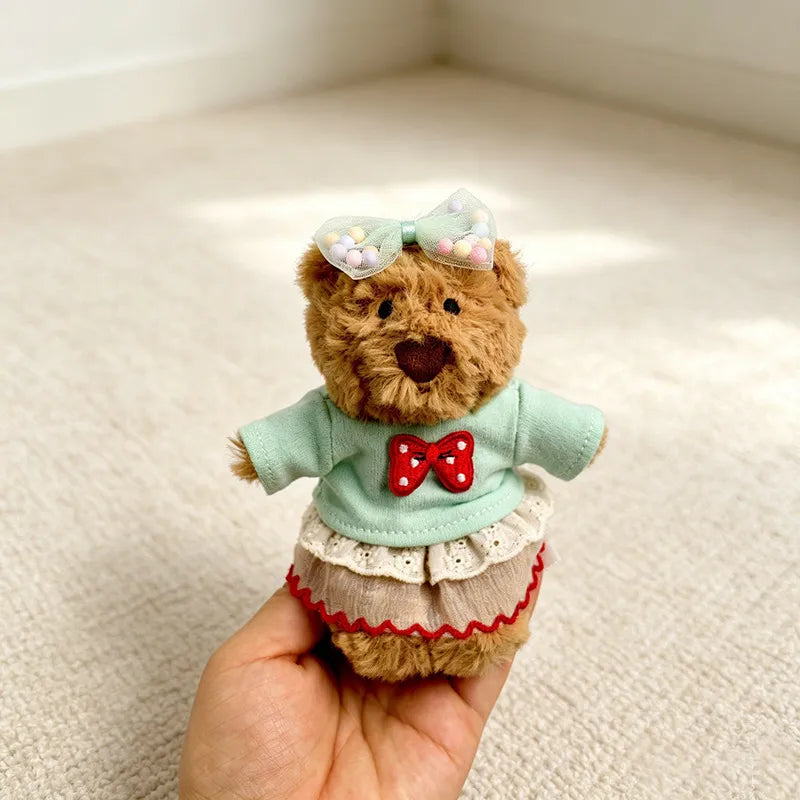 Bartholomew Bear Bag Charm clothes outfits - Mint Minnie Tulle Dress Set