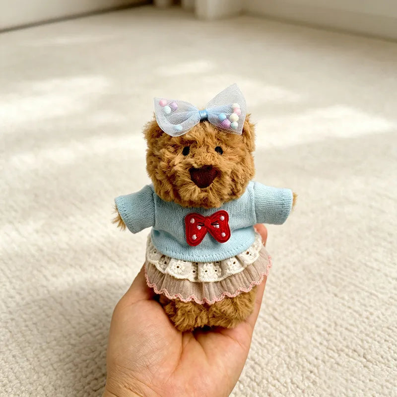 Bartholomew Bear Bag Charm clothes outfits - Blue Minnie Tulle Dress Set