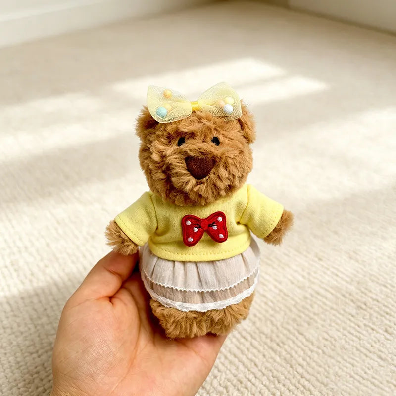 Bartholomew Bear Bag Charm clothes outfits - Yellow Minnie Tulle Dress Set