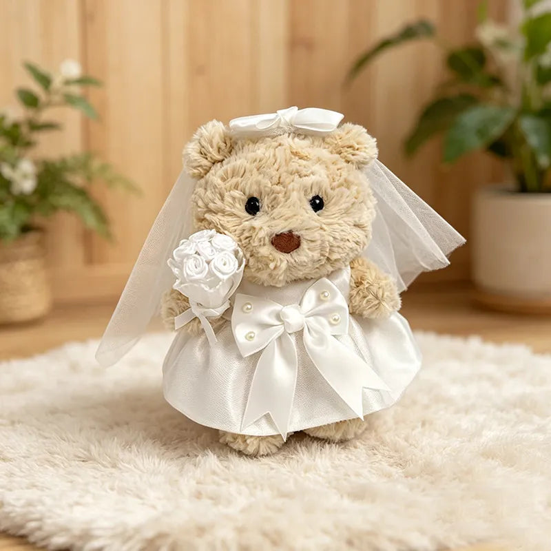 Bartholomew Bear Junior clothes outfits - Tulle Bridal Gown