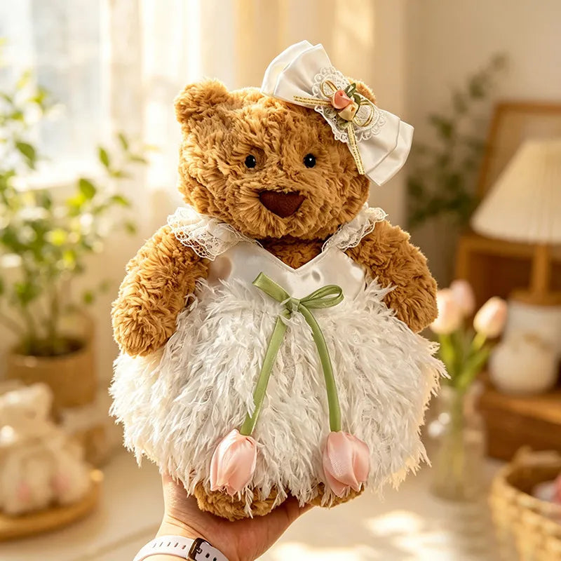 Medium Bartholomew bear clothes outfits - Tulip Feather Dress