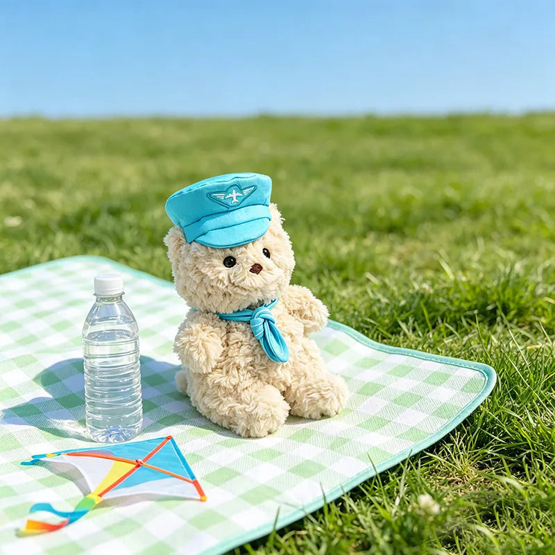 Bartholomew Bear Junior clothes outfits - Pink/Blue Airline Captain Outfit