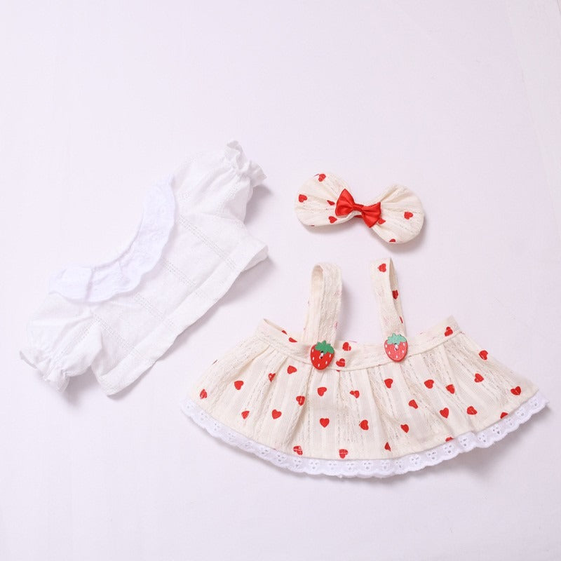 Bartholomew bear clothes outfits - Strawberry Shirt Outfit Set